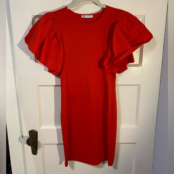 Zara Ruffled Dress - Picture 2 of 5